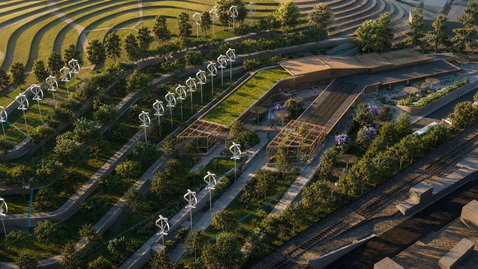 CITE Agrícola, implantación en andenes